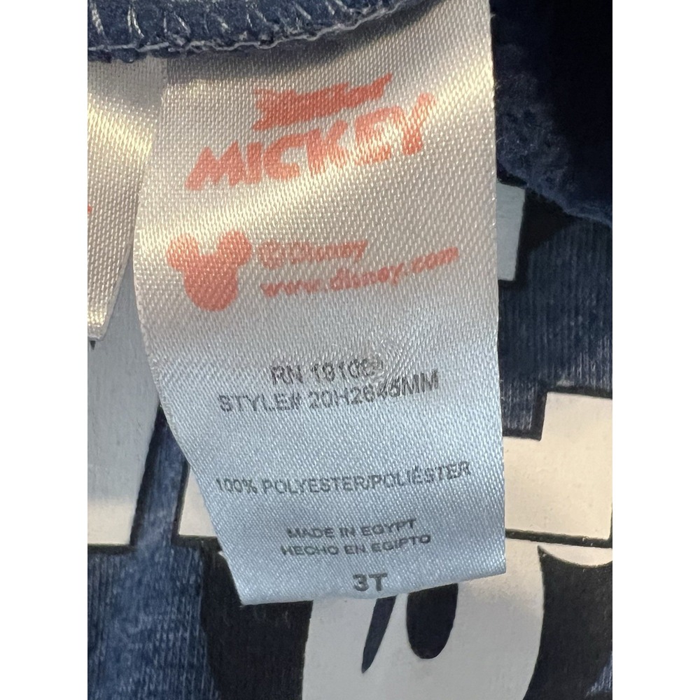 Disney Jr. Mickey Mouse & Pluto "A Little Bit Wild" Pullover Hoodie Blue 3T - Picture 5 of 5